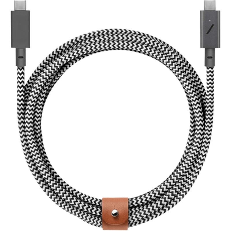 Кабель USB-C to USB-C Native Union Belt Pro Zebra (2.4 m)